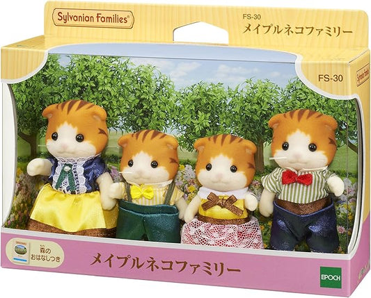 Sylvanian Families Maple Cat Family