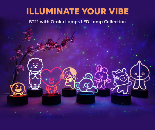 BT21 Dream Of Baby Otaku Lamps LED Light