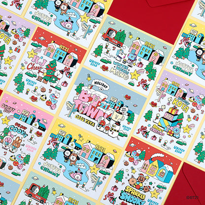 juego de postales BT21 TOWN
