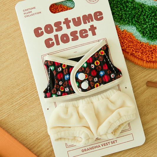 Closet GRANDMA VEST SET CAMPFIRE BT21