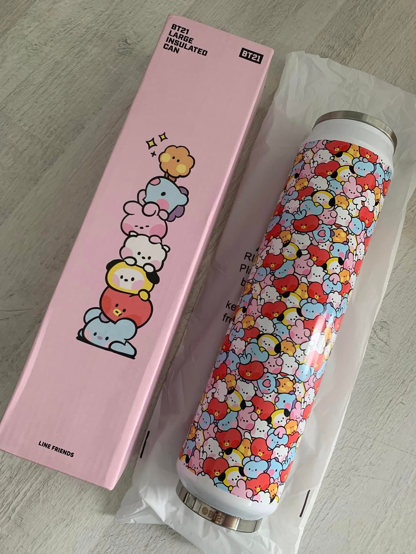 BT21 minini Large Insulated Can Tumbler