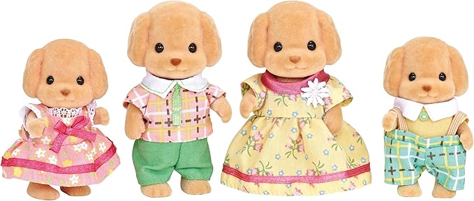 Sylvanian Families Doll Toy Poodle Family FS-29