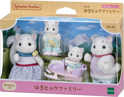 Sylvanian Families, Snow Leopard Family, FS-55 Gatos de las nieves