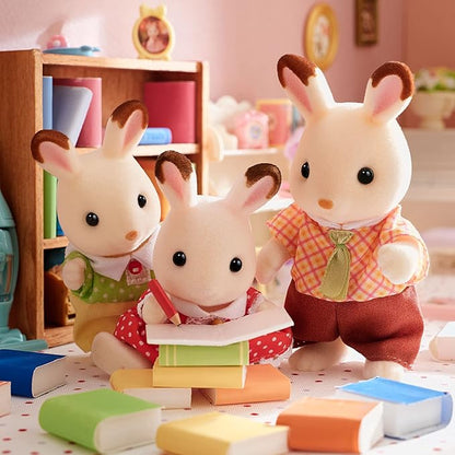 Sylvanian Families, Epoch Epoch, FS-46 (Familia conejo chocolate)