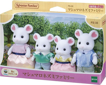 Familia de ratones Marshmallow de Sylvanian Families FS-33