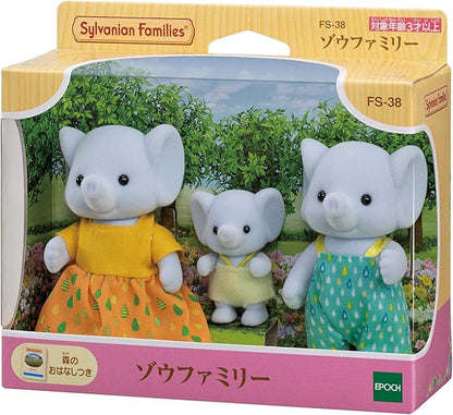 Sylvanian Families Doll Elephant Family FS-38