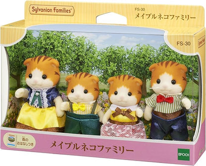 Sylvanian Families Maple Cat Family