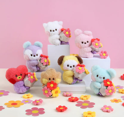 BT21 minini BOUQUET PLUSH KEYRING