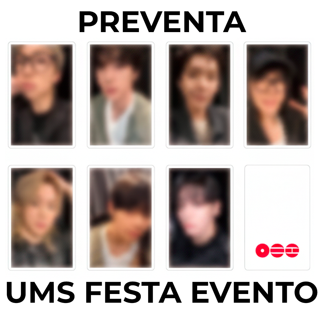 BTS PHOTOCARD UMS JAPON FESTA EVENTO ( PREVENTA )