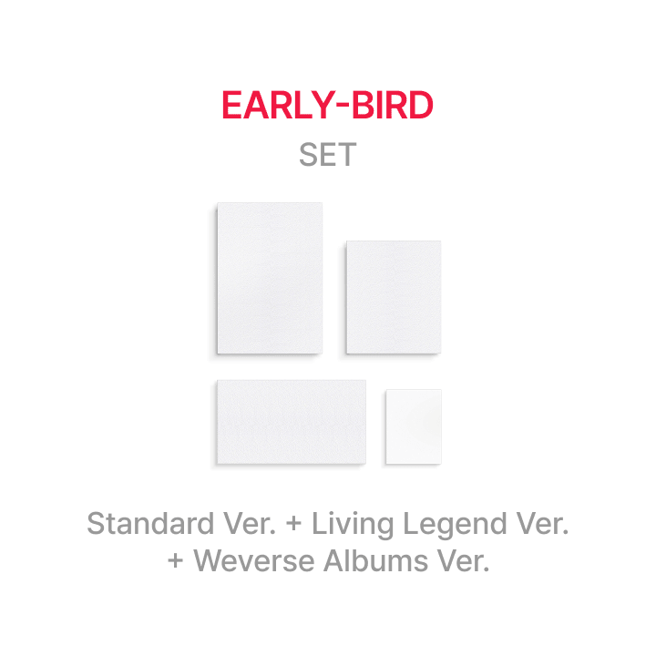 [EARLY-BIRD] 'ARIRANG' (Set) + 'ARIRANG' (Living Legend Ver.) + 'ARIRANG' (Weverse Albums ver.) Set
