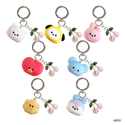BT21 minini FACE CAP KEYRING