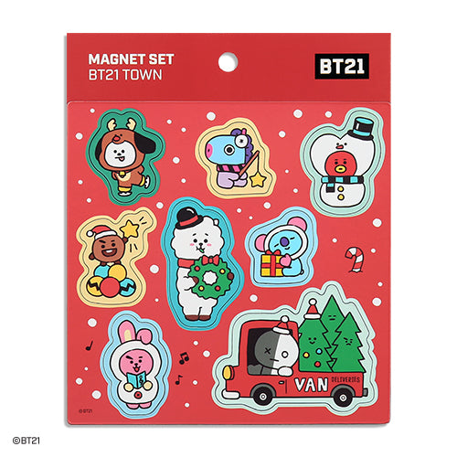 juego de imanes BT21 TOWN