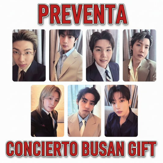 BTS PHOTOCARD BUSAN CONCIERTO REGALO ( PREVENTA )