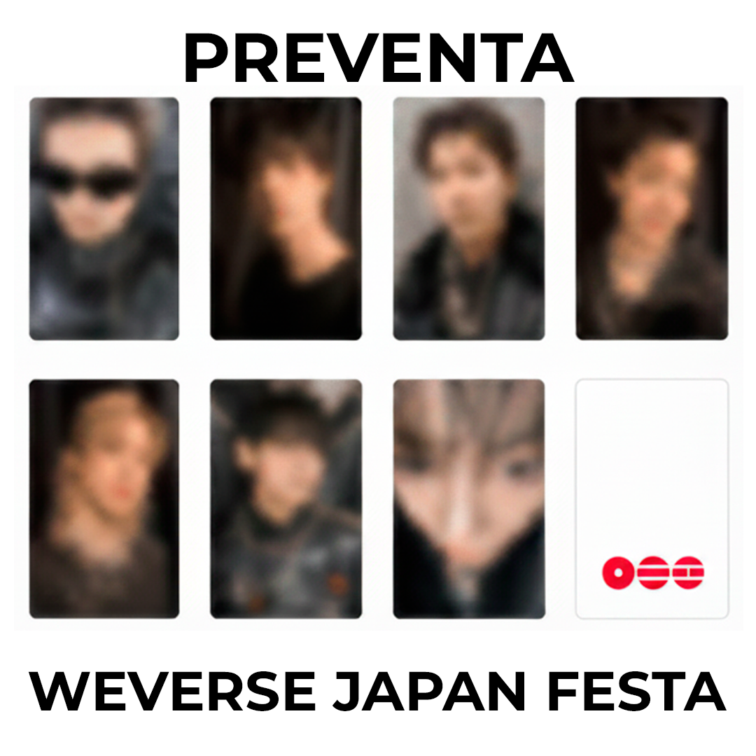 BTS PHOTOCARD WEVERSE SHOP JAPON FESTA EVENTO ( PREVENTA )